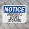 Signmission Universal Waste Storage, 10 in W x Rectangle, Plastic OS-2PACK-NS-P-710-L-18773 - alternate 8